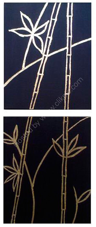 Bamboo - in Gold Leaf
